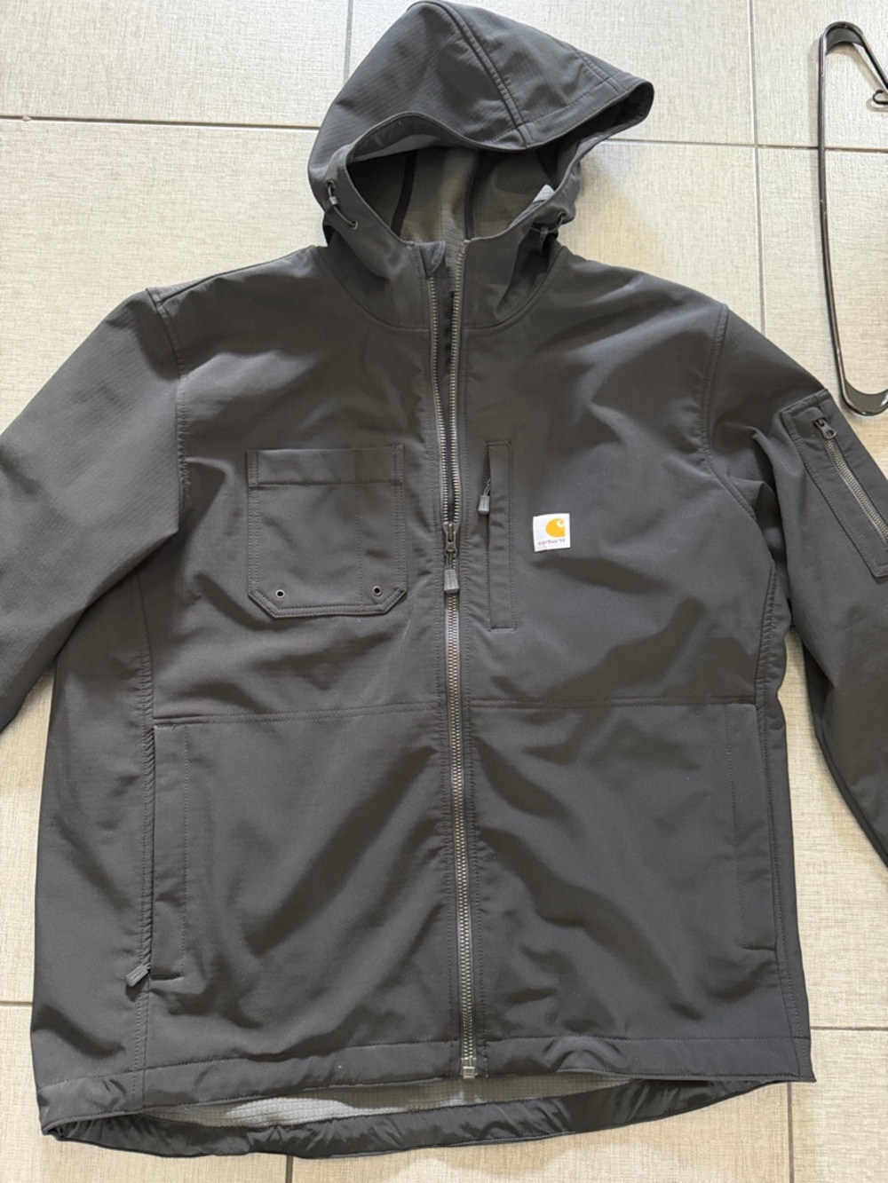 Carhartt Black Hooded Performance Jacket